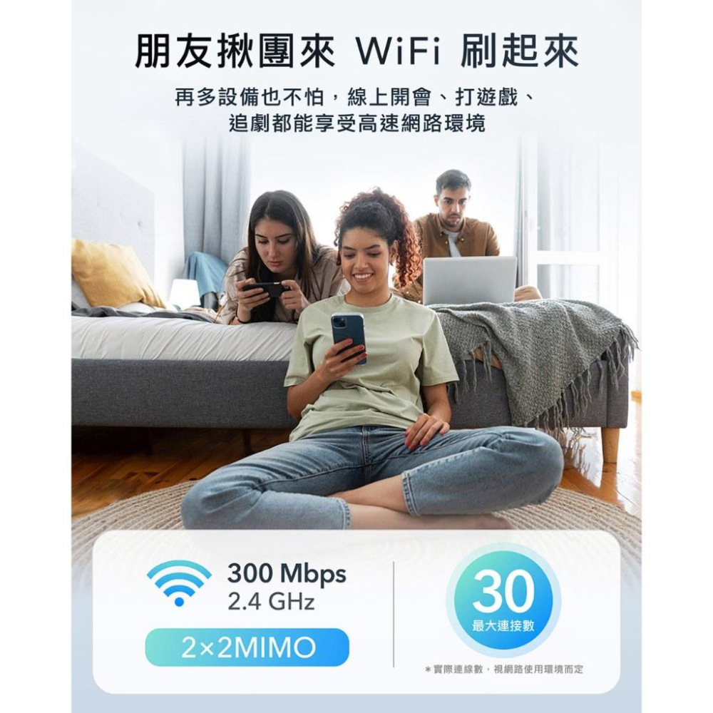 cudy WR300 300 Mbps 多模式無線路由器 分享器 VPN 家長監控 宿舍套房最佳選擇-細節圖5