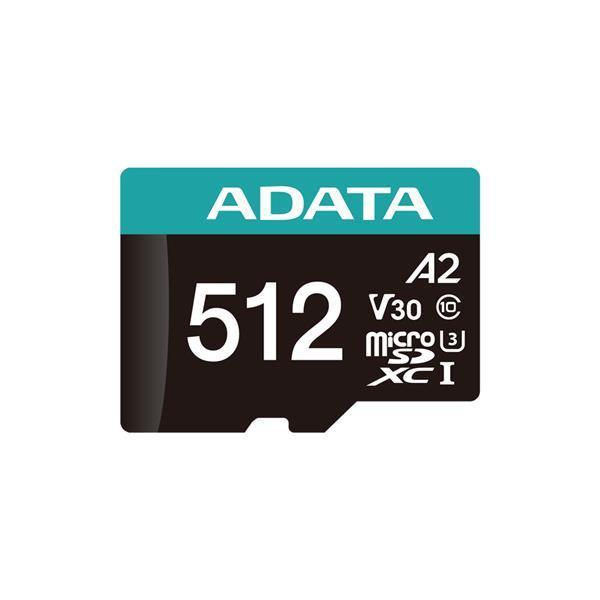 威剛 Premier Pro microSDXC UHS-I U3 A2 V30 512G 記憶卡 (附轉卡)-細節圖3