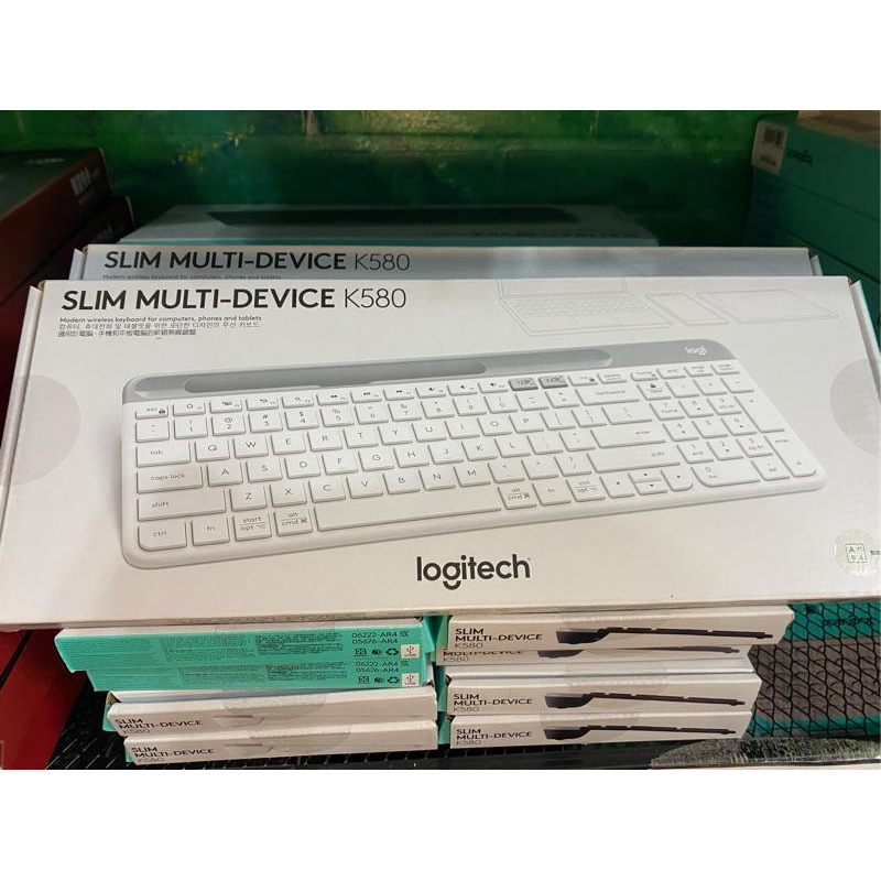 60元蝦幣回饋 羅技 Logitech 多工 跨平台 藍芽 無線 超薄 鍵盤 K580-細節圖2