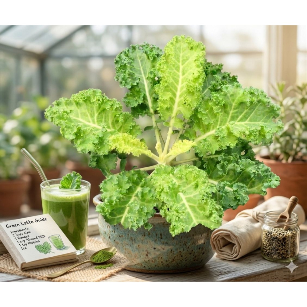 【萌田種子~】E88 青舞羽衣甘藍種子6.5公克(約2700粒) , 株型較小 , 好採收, 好包裝~-細節圖3