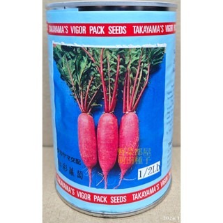 【萌田種子~】I06 紅彩蘿蔔種子1公克(約80粒)  ,可生吃 ,醃漬 ,日本進口種子~-細節圖3