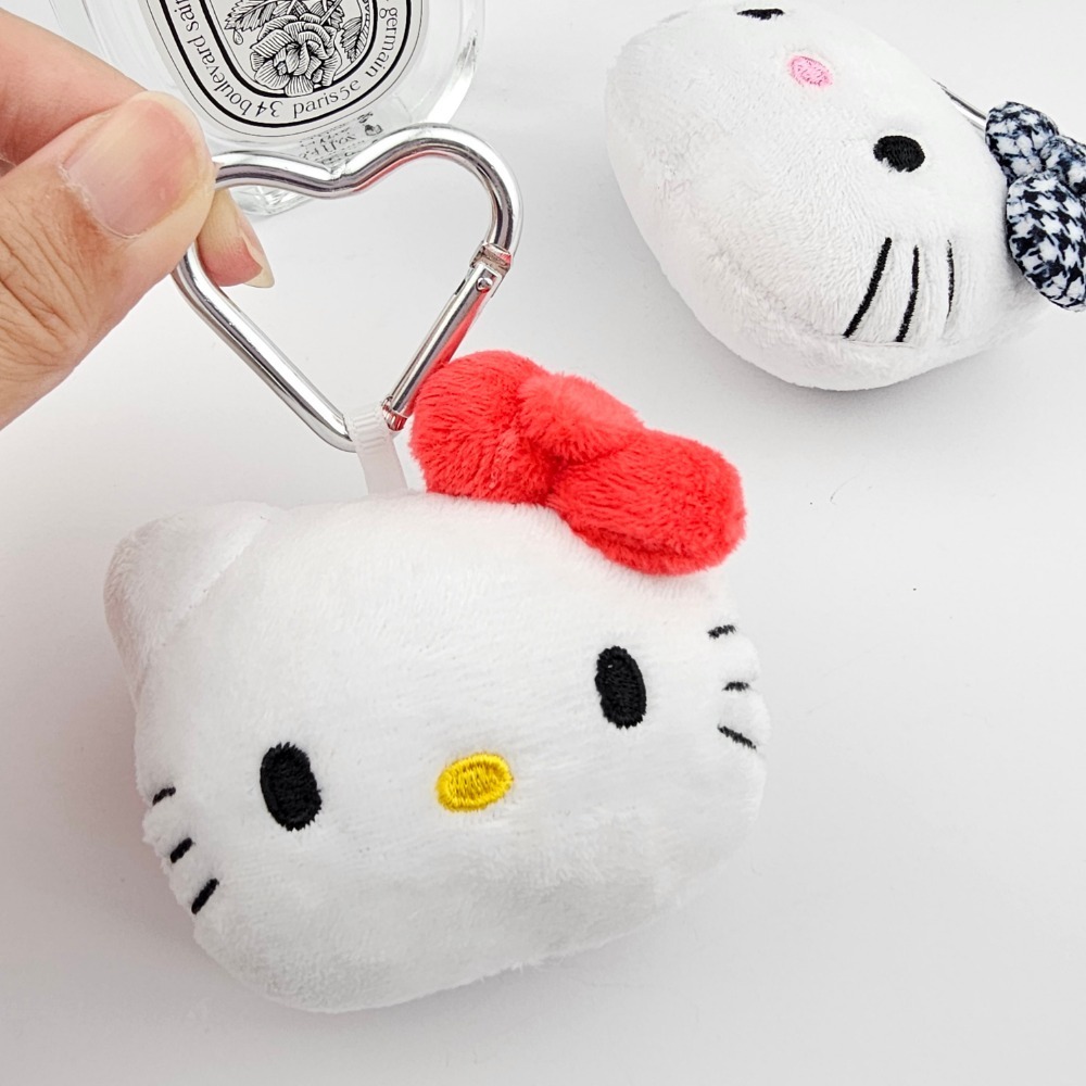 韓國進口 現貨♡ 超可愛Hello Kitty愛心扣吊飾 包包吊飾 掛飾 鑰匙扣掛繩 韓國吊飾 Kitty吊飾-規格圖10