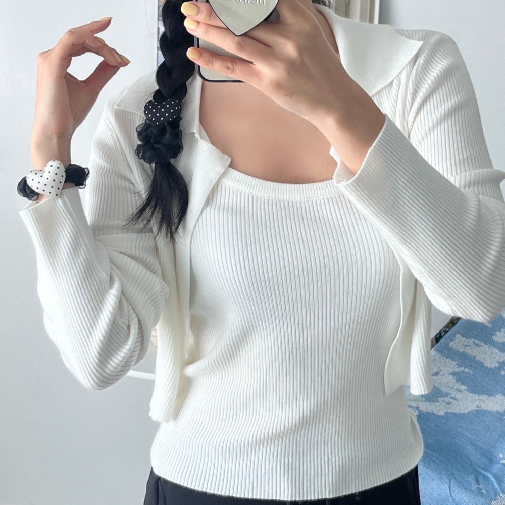 韓國進口 現貨♡ 愛心點點蕾絲大腸圈 韓國飾品 髮圈 髮飾 愛心髮圈-細節圖4