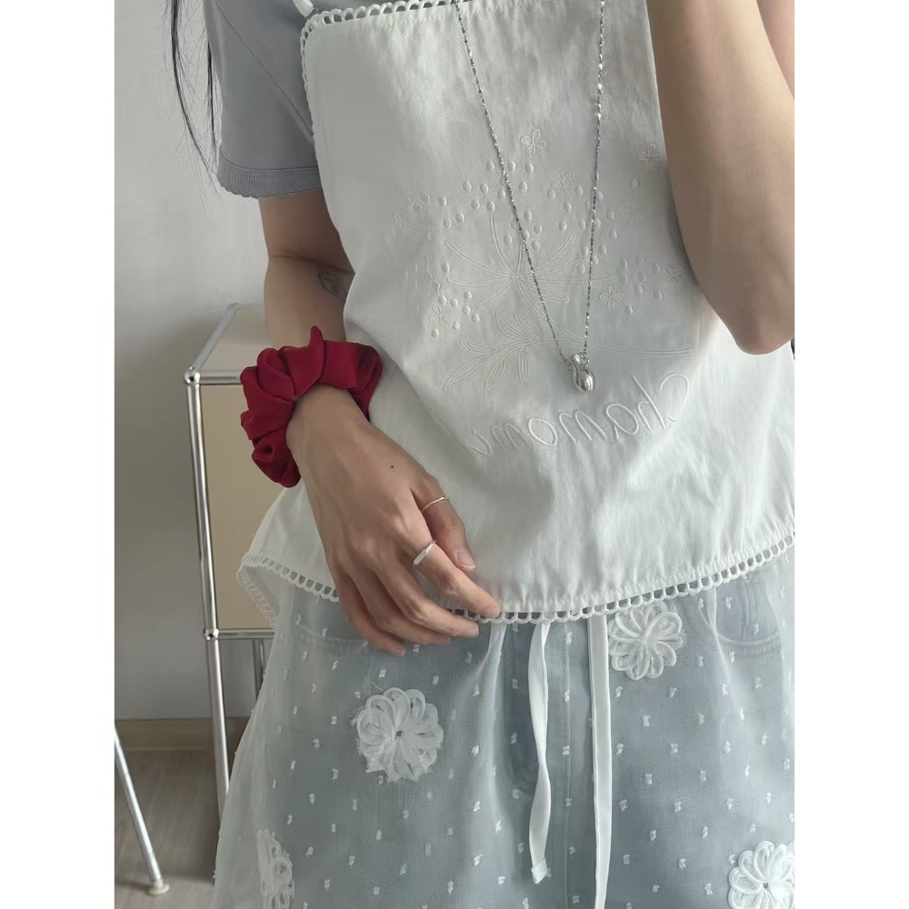 正韓 現貨♡ 好看很有氣質的酒紅色緞面大腸髮圈 韓國飾品 大腸圈 韓國髮圈-細節圖4