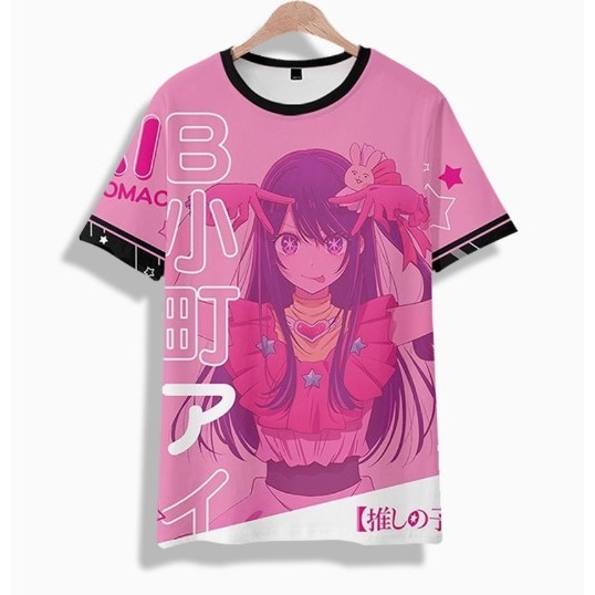 《我推的孩子》角色T恤｜阿奎亞 露比 有馬 加奈｜動漫短袖上衣周邊｜Oshi no Ko-細節圖2