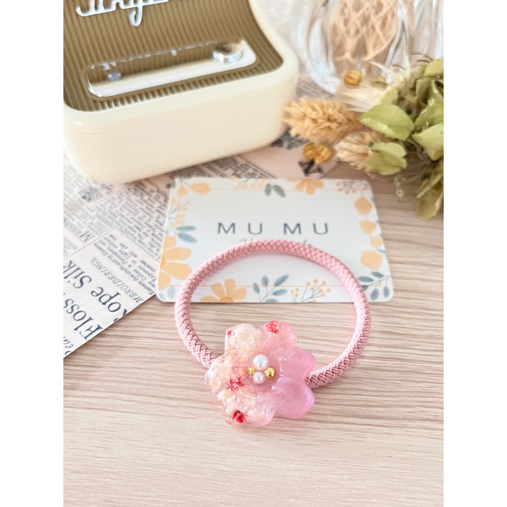 Padico 星之雫 星の雫# UV膠 乾燥真花 繁星花髮飾 髮束 髮圈-細節圖3