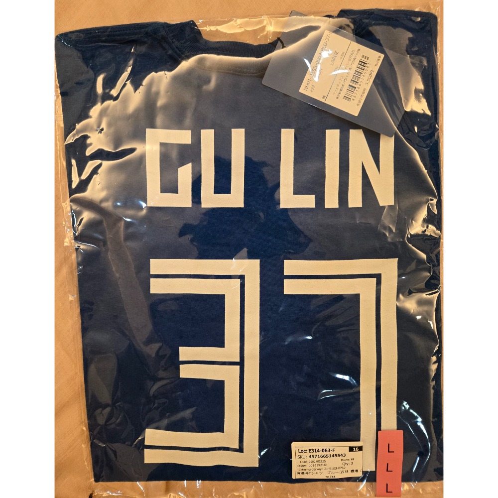 日本職棒 北海道日本火腿鬥士 球員背號T恤  古林睿煬 孫易磊 萬波中正-規格圖3