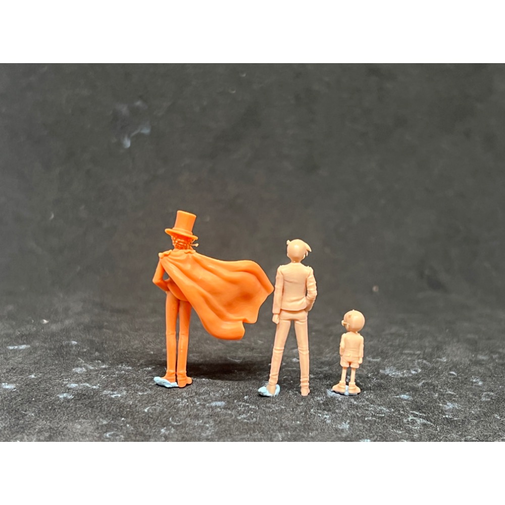 名偵探柯南 新一 怪盜基德 動漫 小人 人偶 公仔 微縮 模型 場景搭配 1/64 1:64 多美 綠光-細節圖2