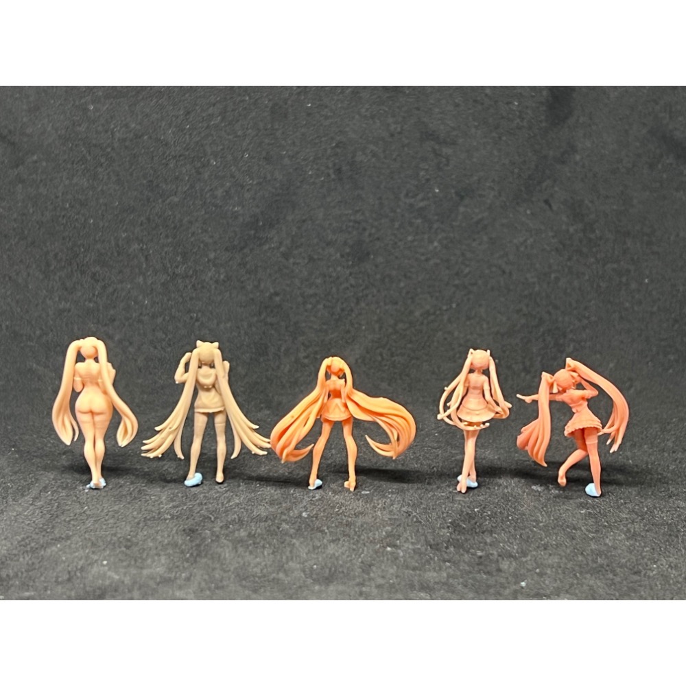 初音 初音未來 動漫 人偶 小人 公仔 模型 1/64 1:64 場景搭配 微縮 袖珍 多美 風火輪 Minigt-細節圖3