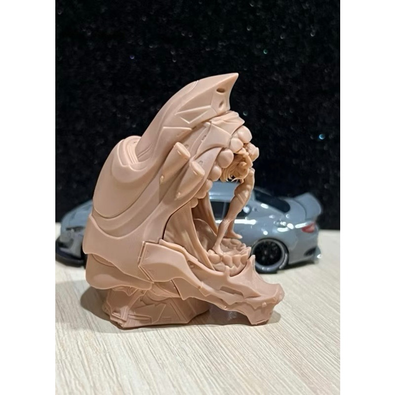 Eva 新世紀福音戰士 明日香 二號機 張嘴 gk 小人 人偶 公仔 模型 微縮 場景搭配 1/64 1:64 風火輪-細節圖5