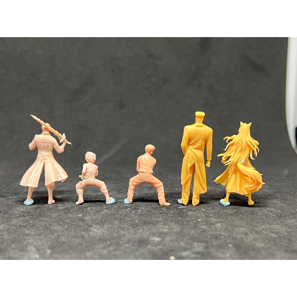 幽游白書 戶愚呂 動漫 童年 小人 人偶 1/64 1:64 公仔 微縮 模型 場景搭配 多美 綠光 風火輪-細節圖3