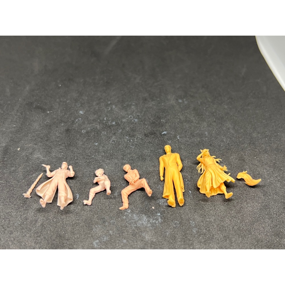 幽游白書 戶愚呂 動漫 童年 小人 人偶 1/64 1:64 公仔 微縮 模型 場景搭配 多美 綠光 風火輪-細節圖4