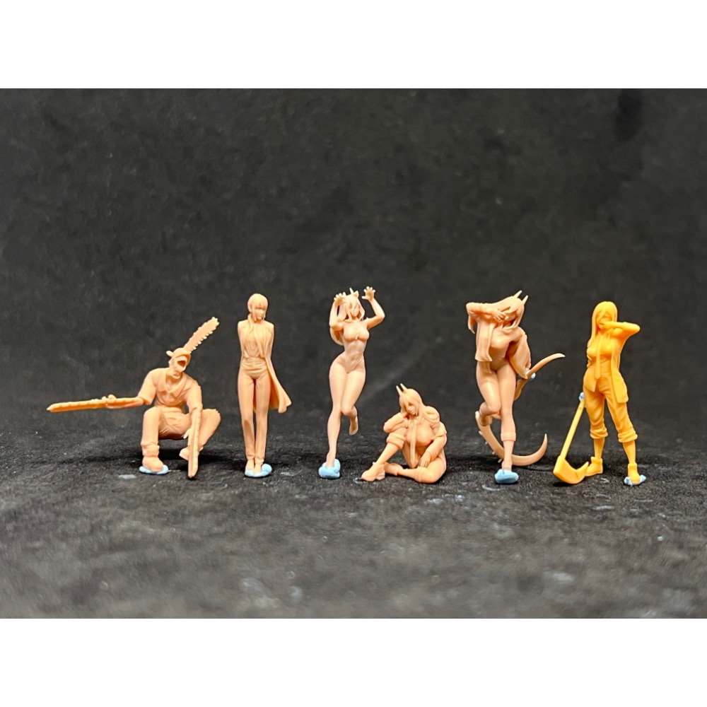 鏈鋸人 淀治 波奇塔 帕瓦 瑪奇瑪 血之魔人 女神 1/64 1:64 動漫 小人 人偶 公仔 微縮 模型 場景搭配-細節圖2