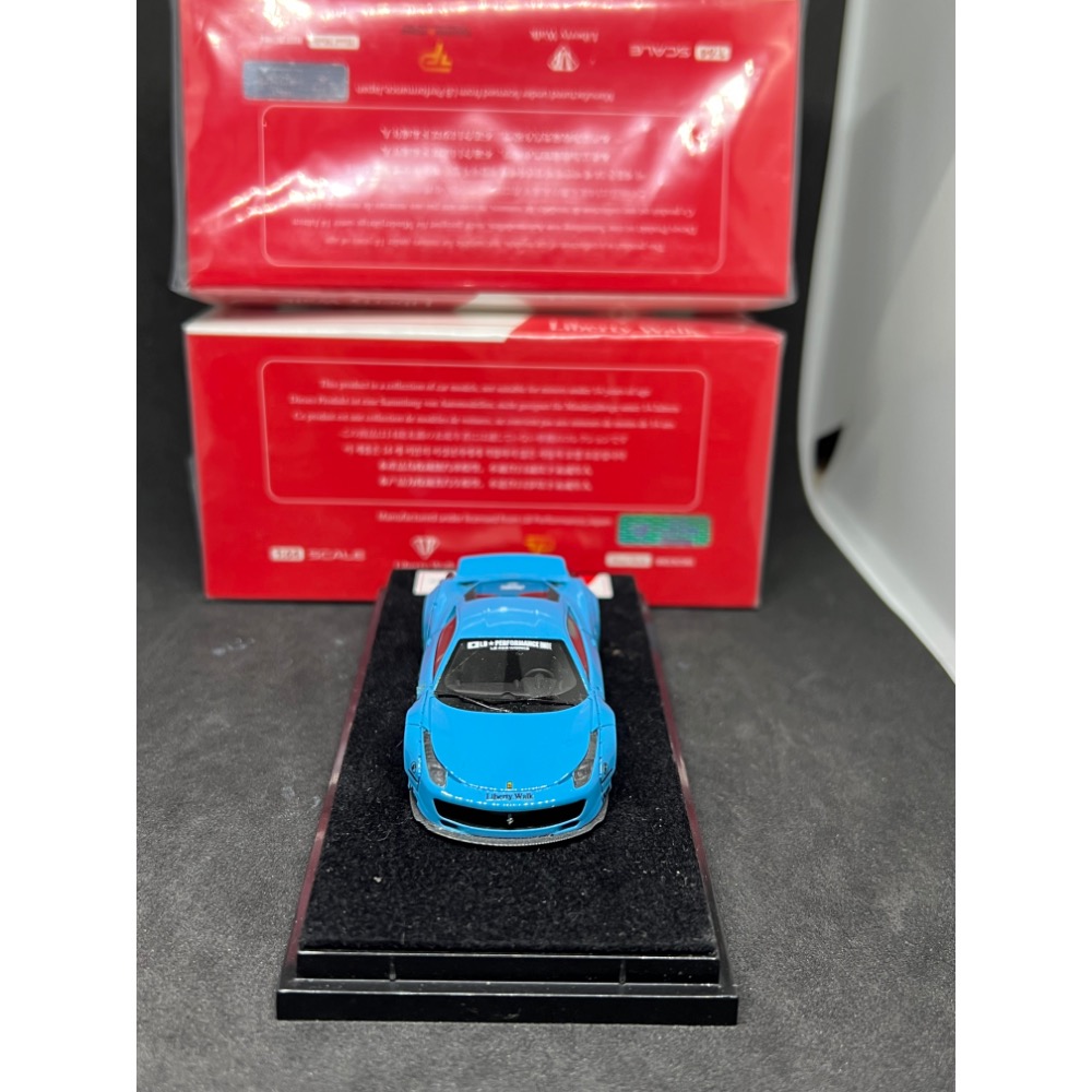 LB WORKS lbwk 1:64 1/64 Ferrari 458 法拉利 樹酯車 模型車-細節圖4