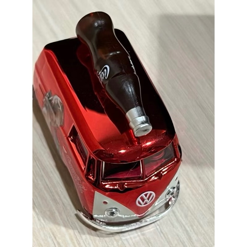 VOLKSWAGEN Hy Model 1:64 1/64 coke cola 甲殼蟲 可口可樂 模型車 小汽車 電鍍-細節圖4