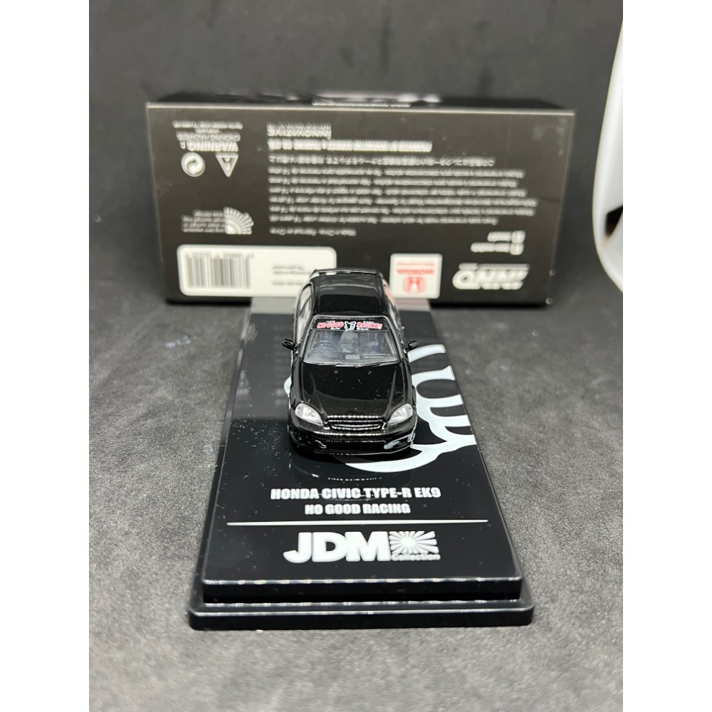 Inno64 Honda Civic Type R EK9 No Good Racing Black 1/64 1:64-細節圖2