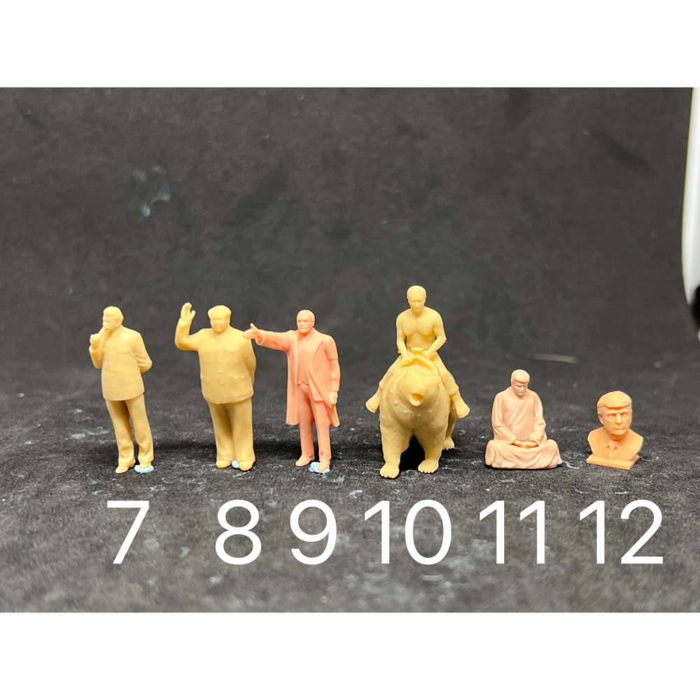 1:64 1/64 總統 領導 孫中山 川普 普丁 澤倫斯基 毛澤東 斯大林 蘇聯 美國 中國 俄國 烏克蘭 小人 人偶-細節圖3