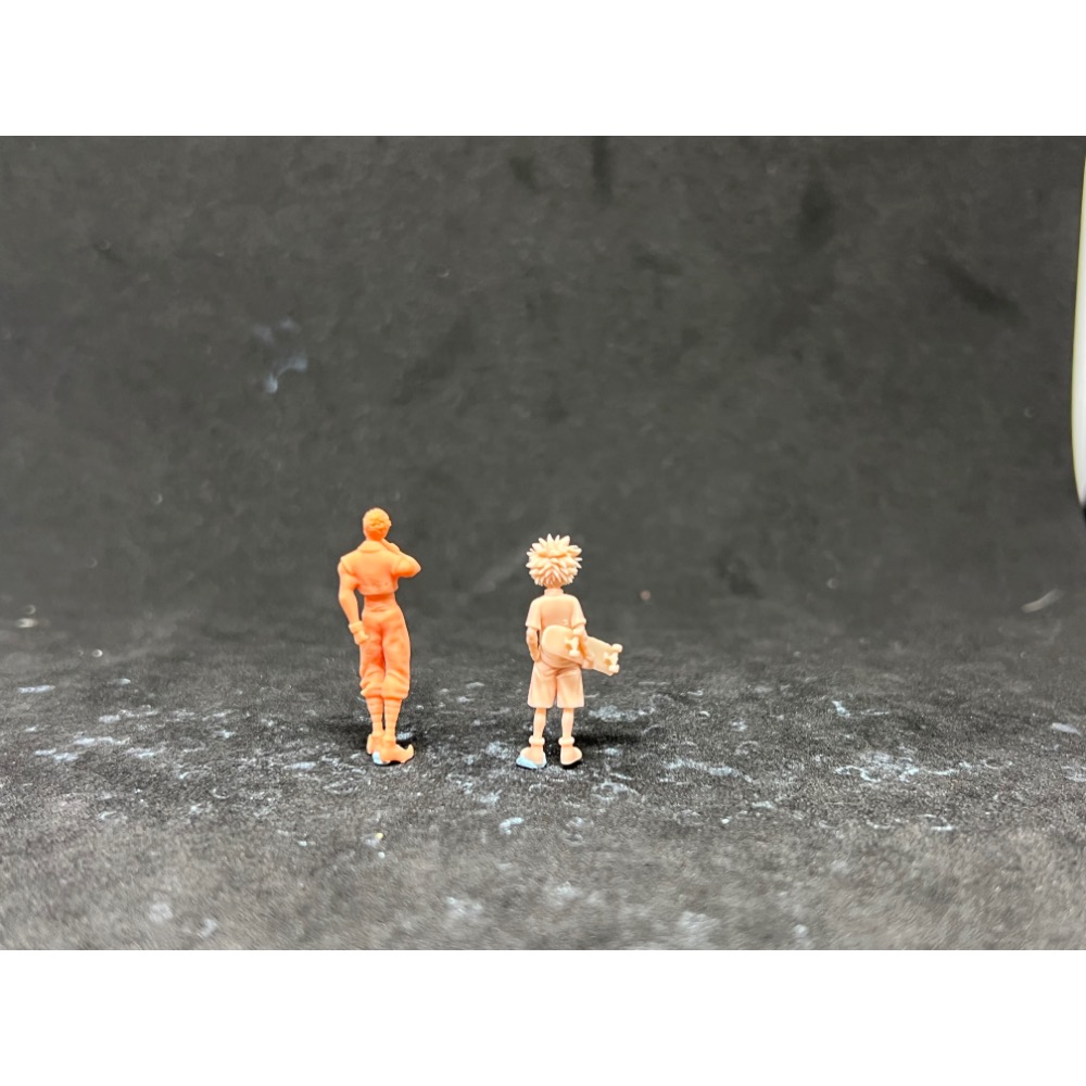 1:64 1/64 獵人 西索 奇犽 滑板 hunter 小人 人偶 公仔 微縮 模型 場景搭配 多美 綠光 風火輪-細節圖2