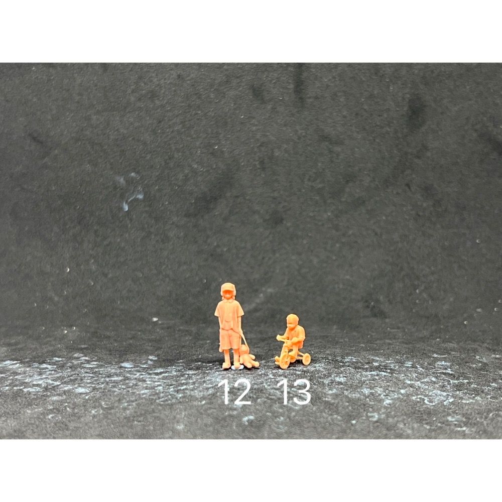 1/64 兒童 野馬 外星人 中指 ET 改裝車 腳踏車 安全帽 潮流 墨鏡 爆改 人偶 公仔 模型 微縮 場景搭配-細節圖3