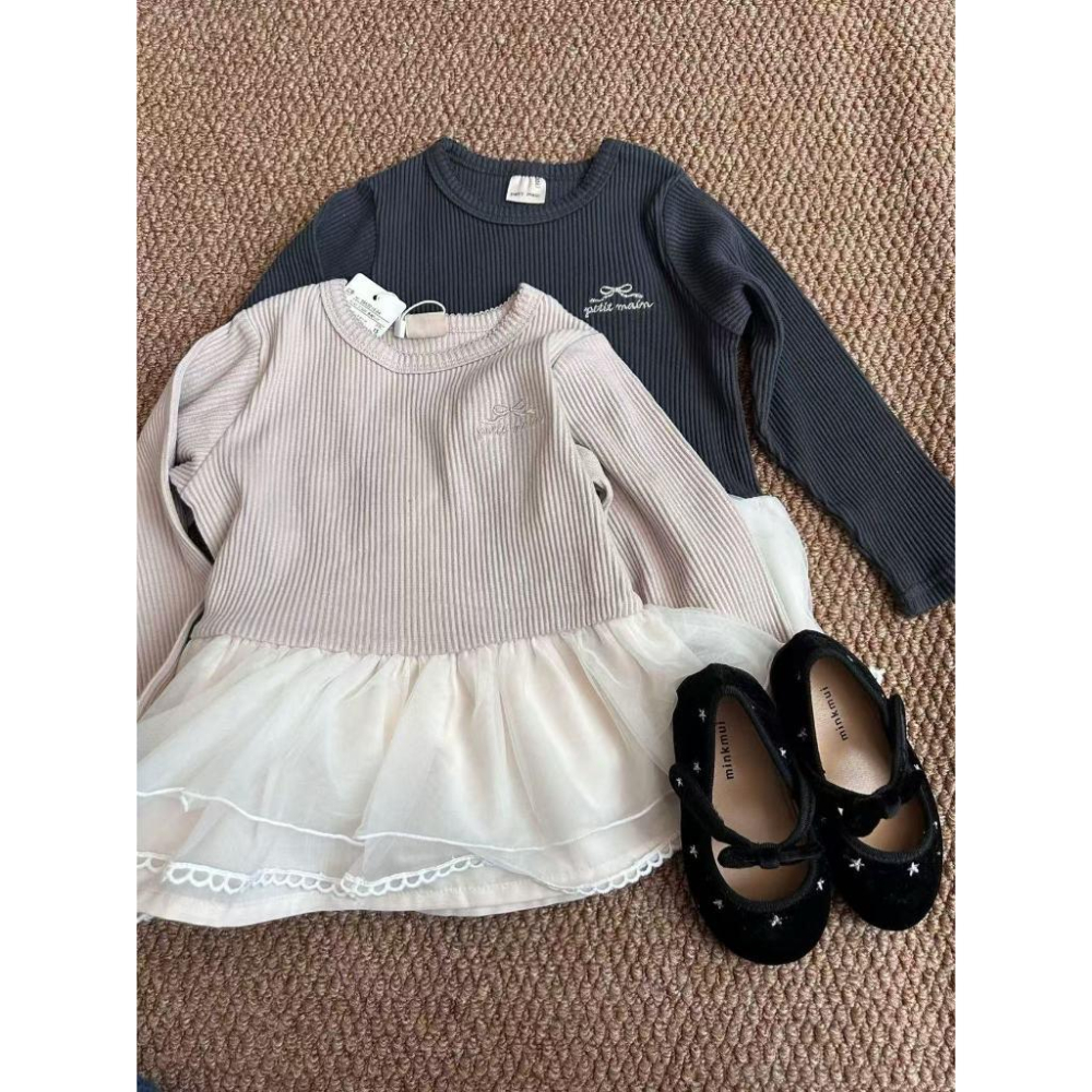 現貨 日本PM三色長袖上衣裙-細節圖3