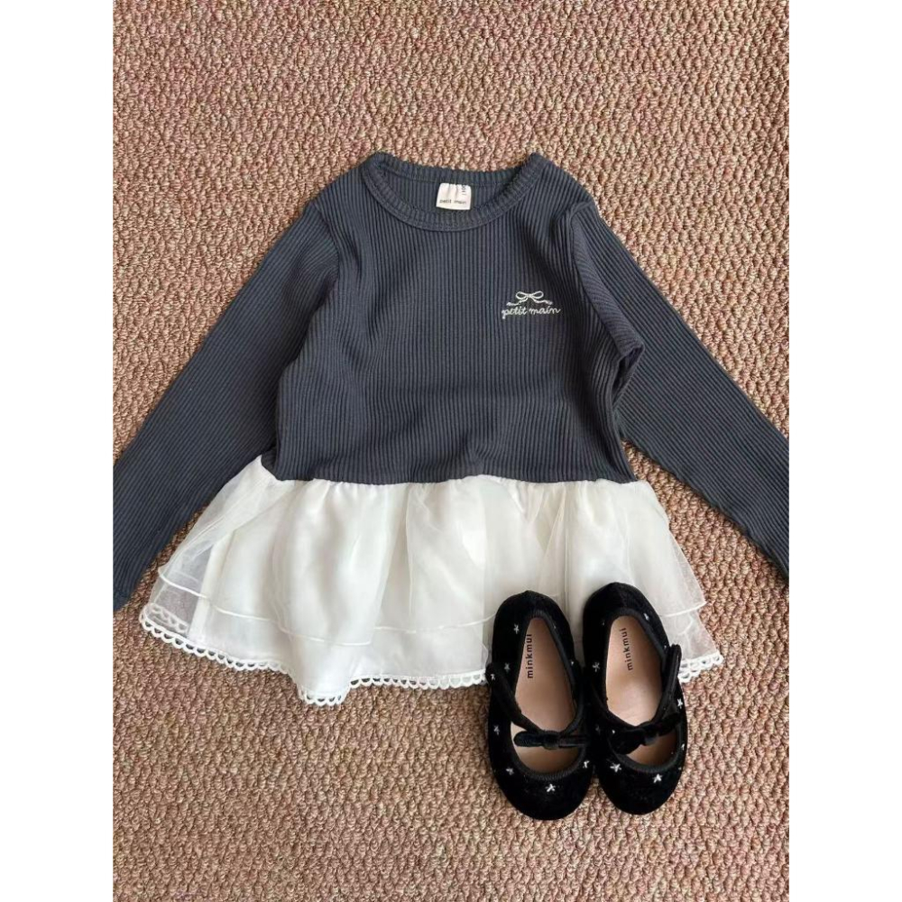 現貨 日本PM三色長袖上衣裙-細節圖4