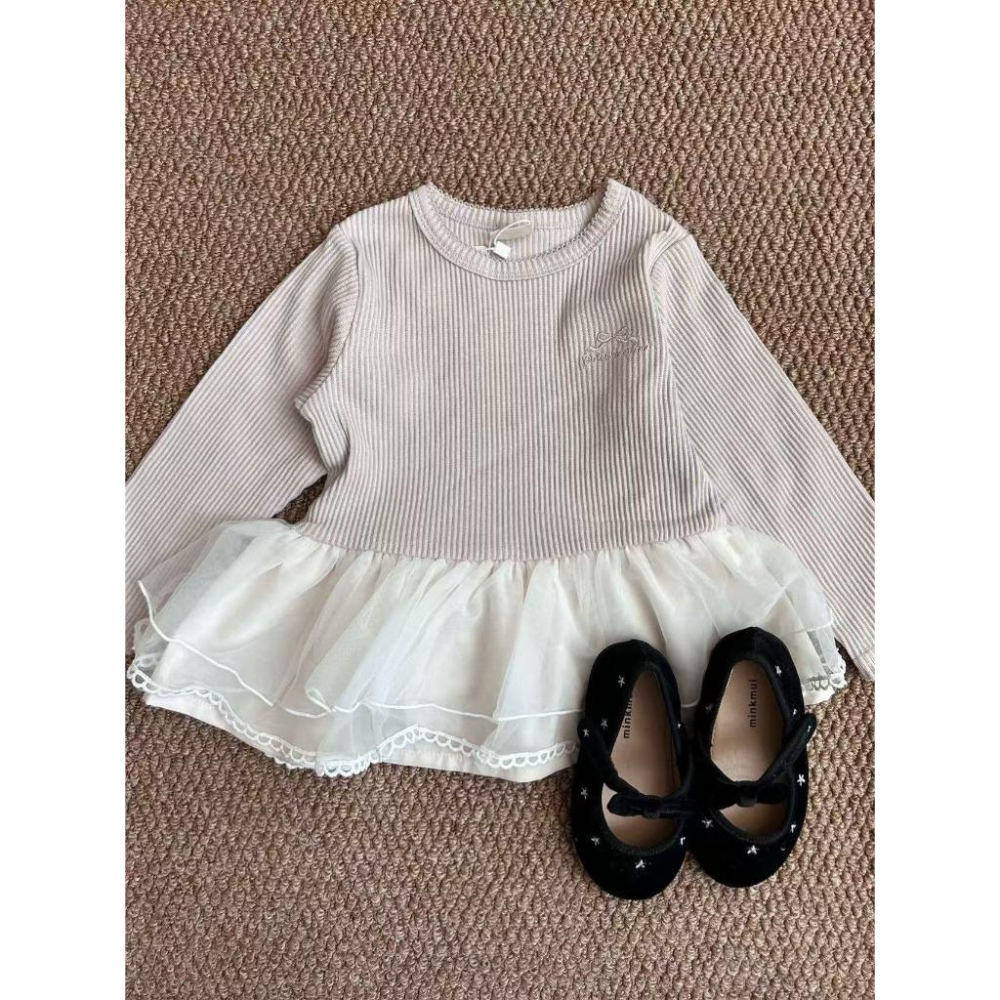 現貨 日本PM三色長袖上衣裙-細節圖5