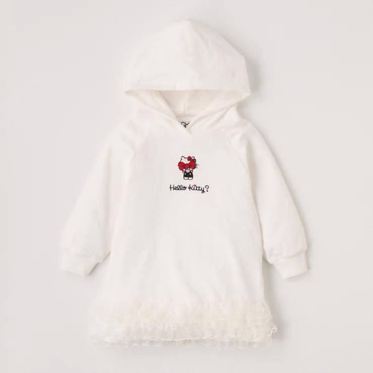 現貨 可愛KT連帽長袖上衣-細節圖3