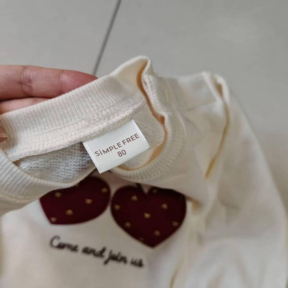 現貨 阿卡將系列品牌 櫻桃蛋糕長袖上衣-細節圖4