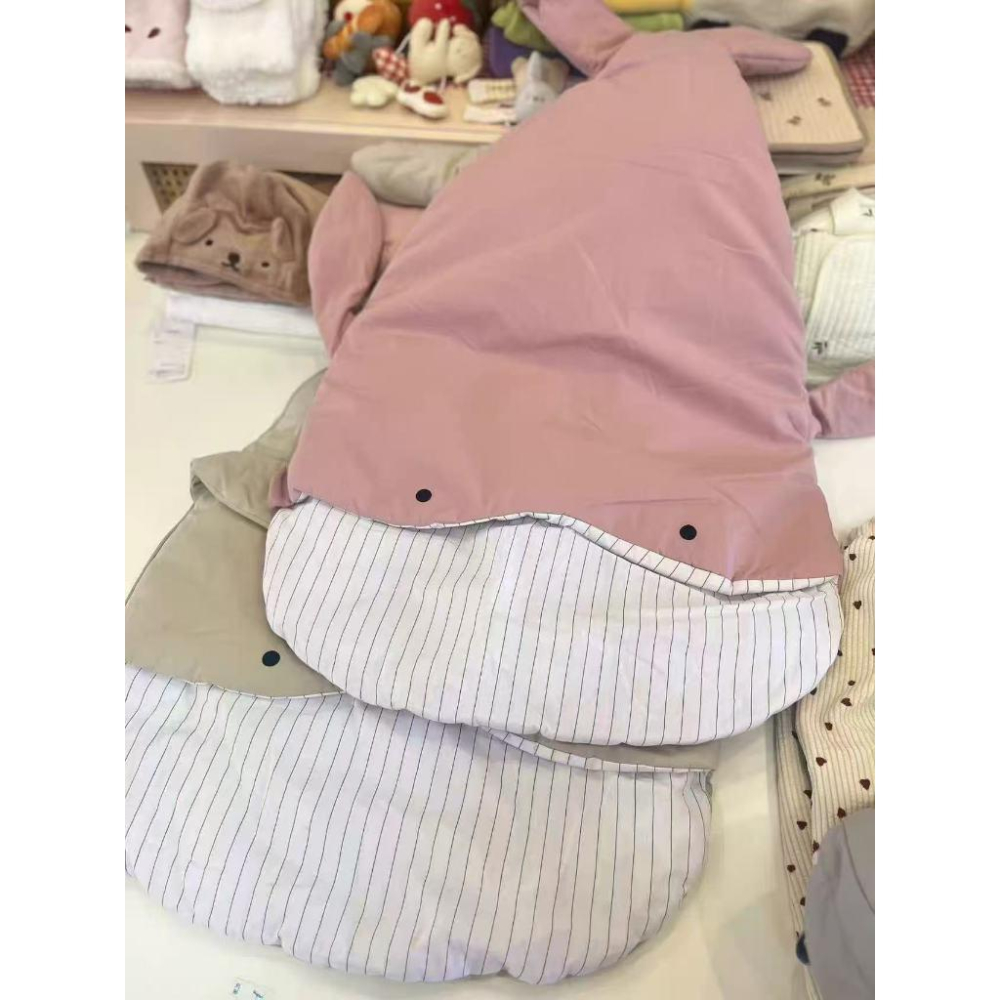 現貨 鯊魚鯨魚系列可愛造型寶寶睡袋-細節圖2