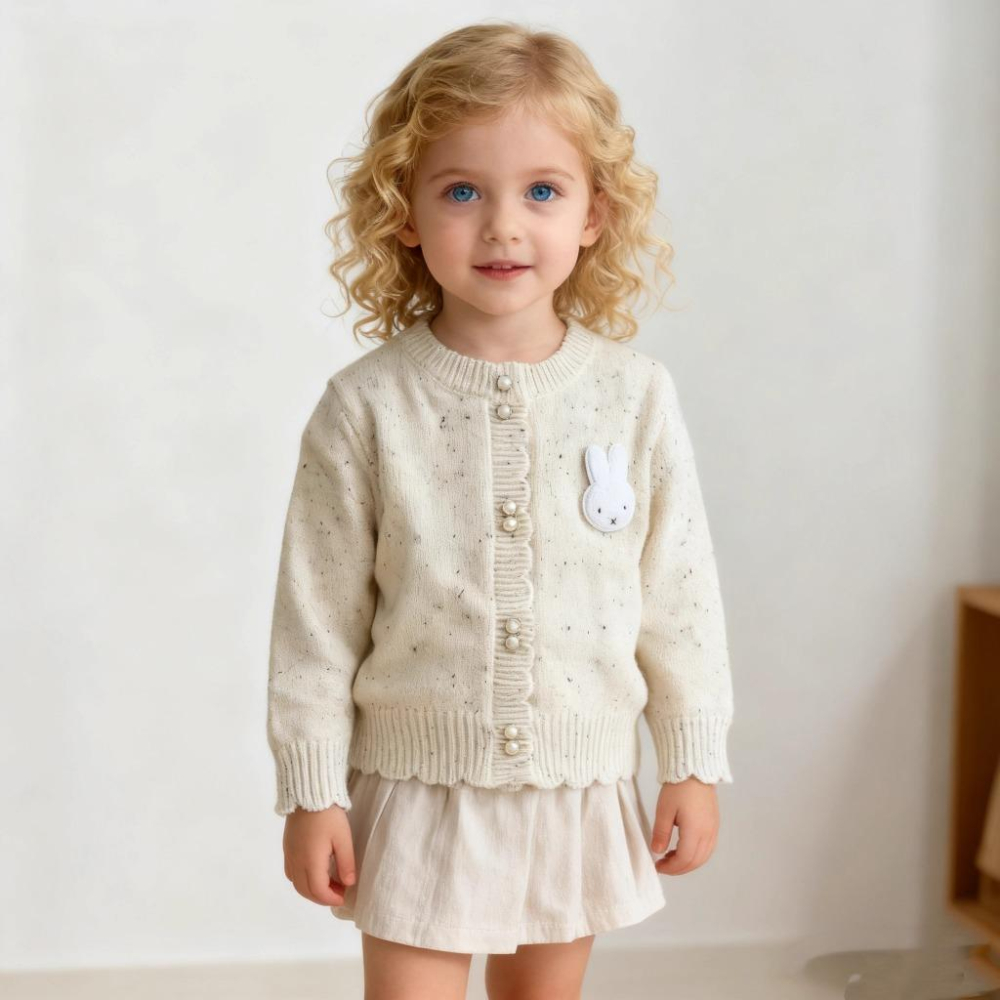 現貨 米菲雙扣毛衣外套-細節圖3