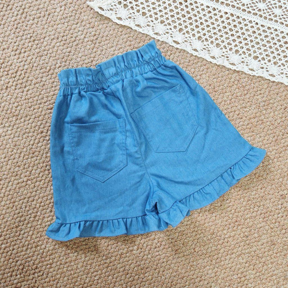 現貨 mamaraku 可愛刺繡短褲-細節圖2