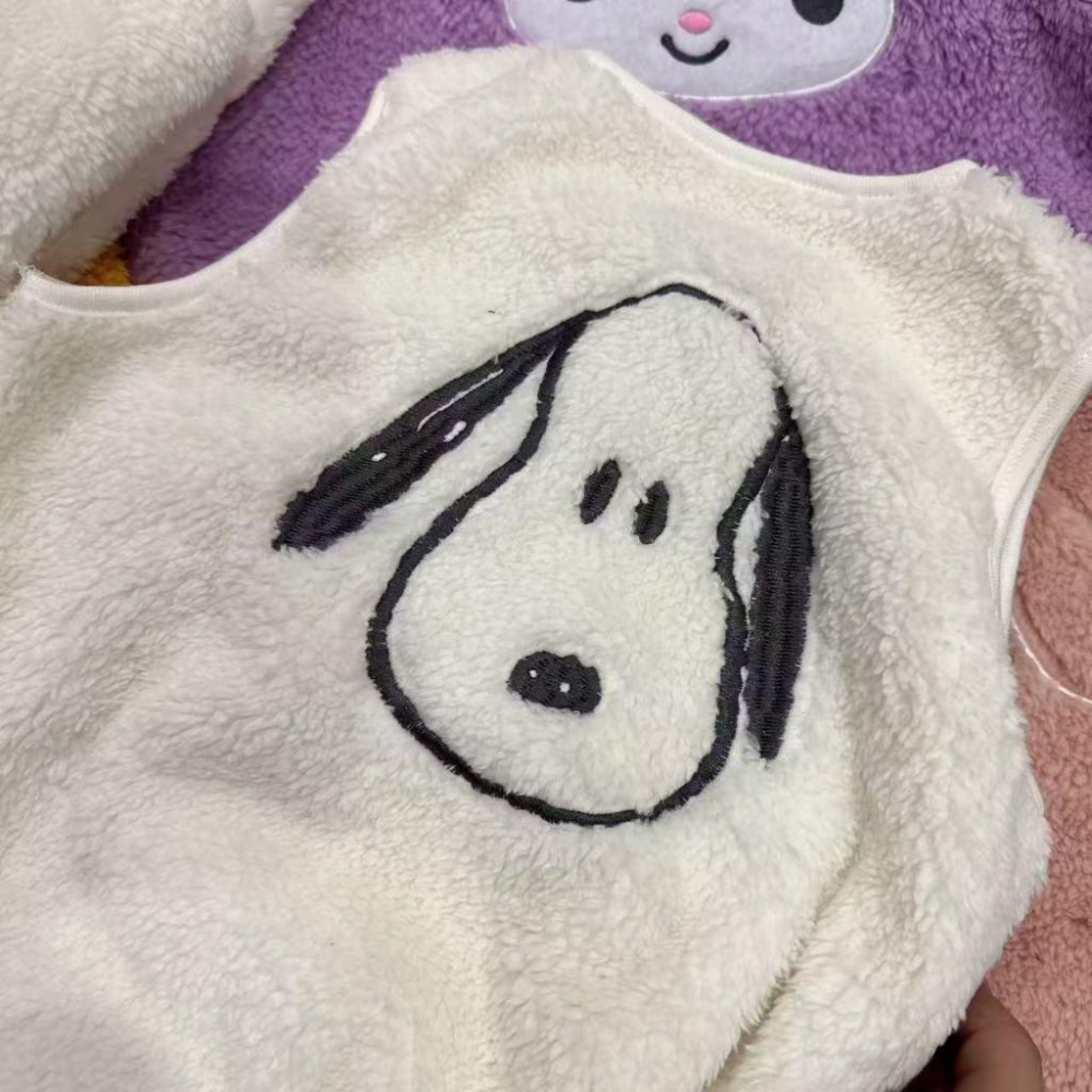 現貨 米菲/熊 可愛卡通茸毛背心-細節圖3