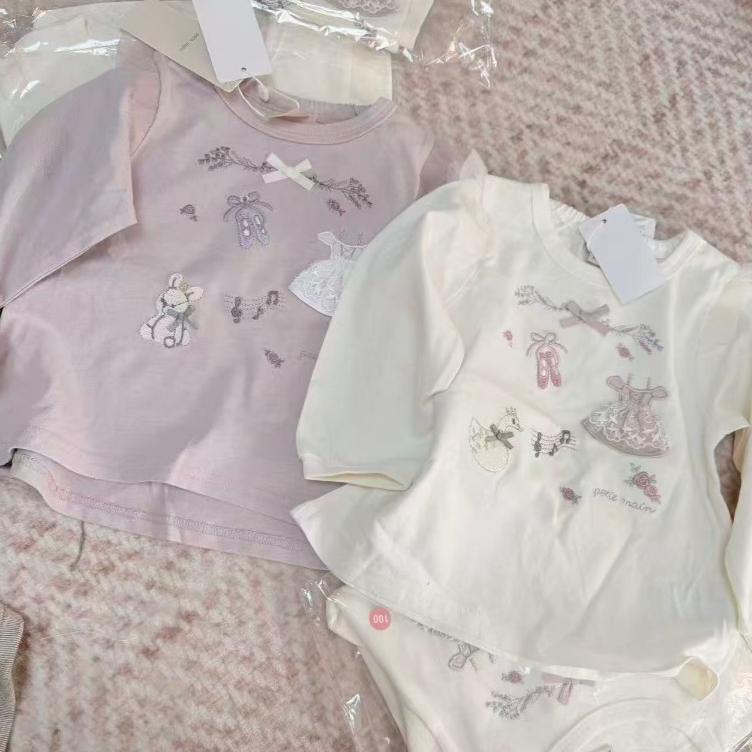 現貨 免運 日本PM精緻刺繡長袖上衣-細節圖6