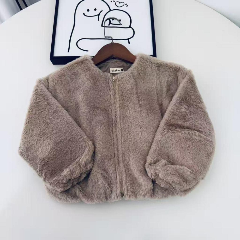 現貨 布朗西斯超柔軟兔絨毛外套-細節圖5