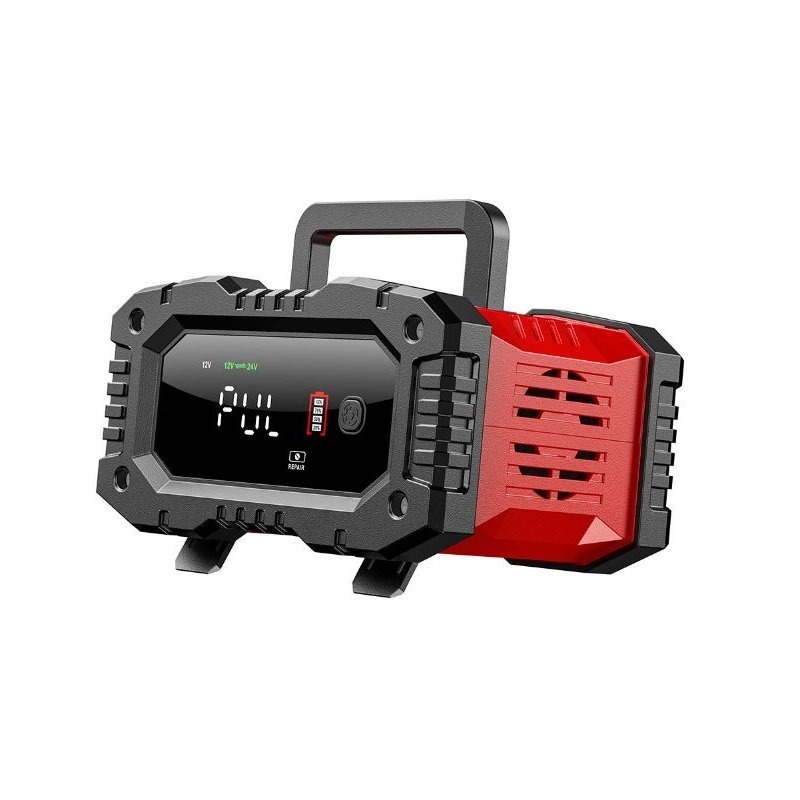 福克斯 FPT-200 12V20A /24V10A 汽車電瓶充電器，大電流 適貨車 營業用 檢測 充電 修復，台灣插頭-細節圖3