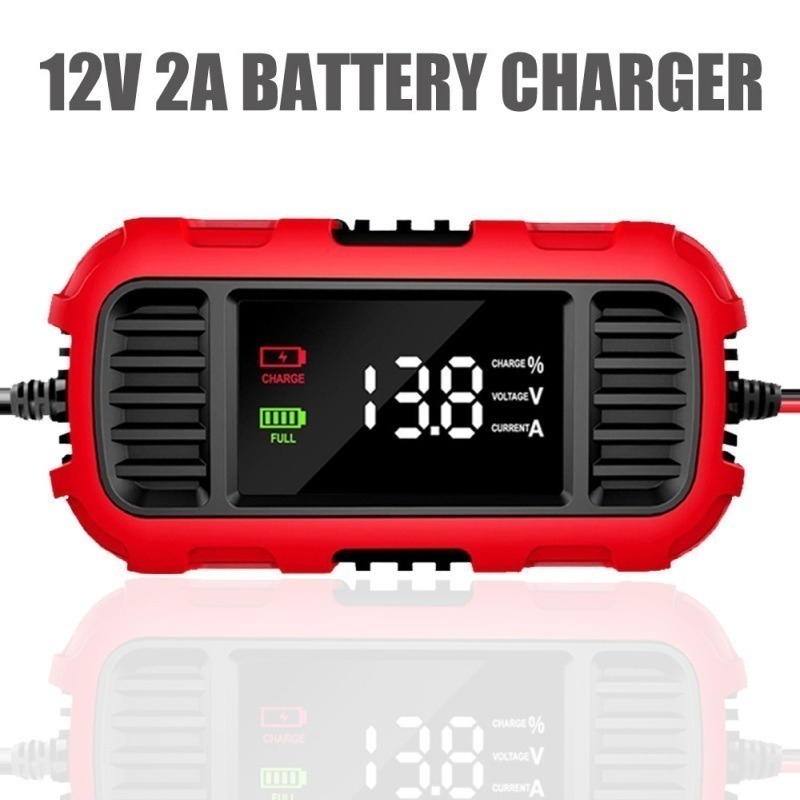 福克斯 FBC-1202E 12V 2A 大螢幕 簡易型　鉛酸機車電池充電器 NP玩具電瓶充電器 具反接及短路保護-細節圖5