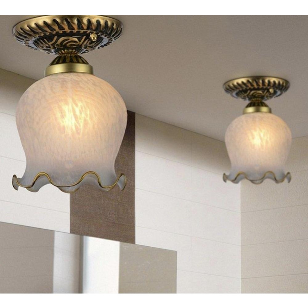 青銅小吸頂燈.走道燈.樓梯燈.玄關燈E27*1,D2082-1-細節圖2