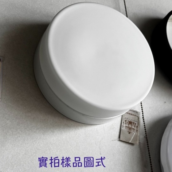 奶白玻璃燈~陽台燈~浴室燈~生活防水~2坪內適用~房東最愛~玻璃燈罩~蛋糕吸頂燈.E27燈頭*2~GA023-細節圖3