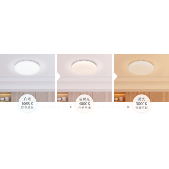 【舞光】免運費！雲朵遙控吸頂燈~30W、50W、附調光遙控器、可記憶色溫、四段壁切、無藍光危害！-細節圖4