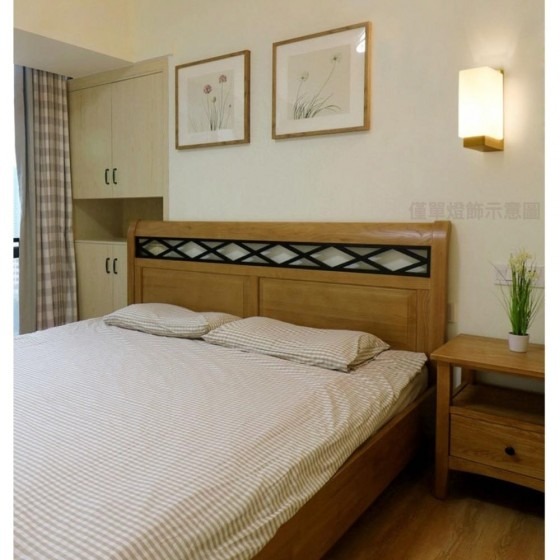 實木壁燈.市內壁燈.居家木感壁燈.溫馨感E27壁燈.玻璃壁燈.B5024-1-細節圖2