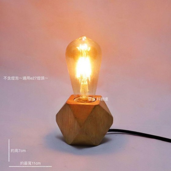 簡約檯燈～想創意好看～自己買特殊的好看燈泡,美感在檯上～檯燈191~-細節圖2