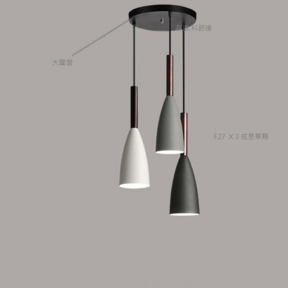小小馬卡龍吊燈,單燈僅250元起,直盤圓盤可選3燈700元~D3156-1-細節圖3