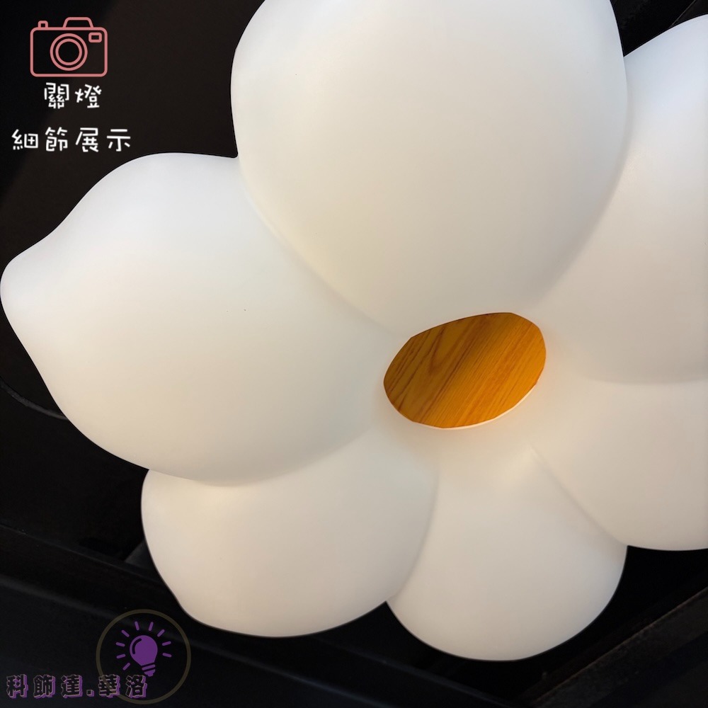 3-4坪使用～雲朵吸頂燈～6瓣雲朵～三色光LED燈～溫馨吸頂燈~KC2003-細節圖6