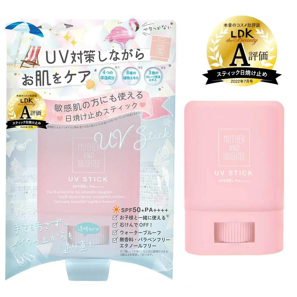 【Mother & Daughter】日本製 透明系 防曬棒 噴霧 SPF50+ PA++++ 無香料・低敏-規格圖6