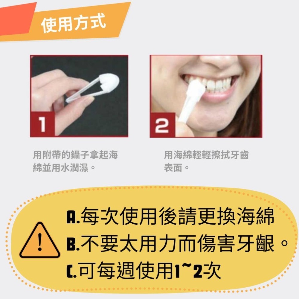 【日本Suponji】× 廣島大學研發 牙齒美白海綿｜無味/薄荷/竹炭｜不含藥劑・物理去垢・牙齒橡皮擦-細節圖2