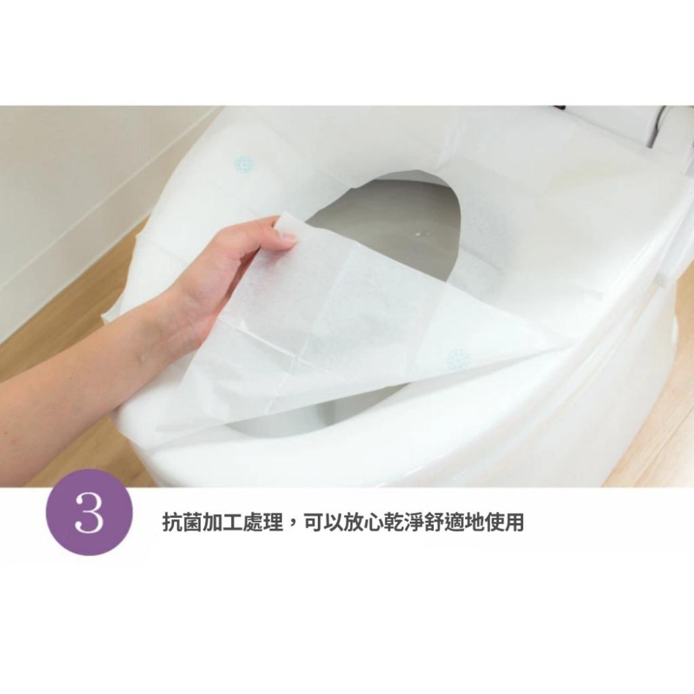 【日本 OKA】便攜式抗菌馬桶坐紙 外出旅行必備 拋棄式馬桶坐墊 廁紙墊 馬桶坐便墊-細節圖4