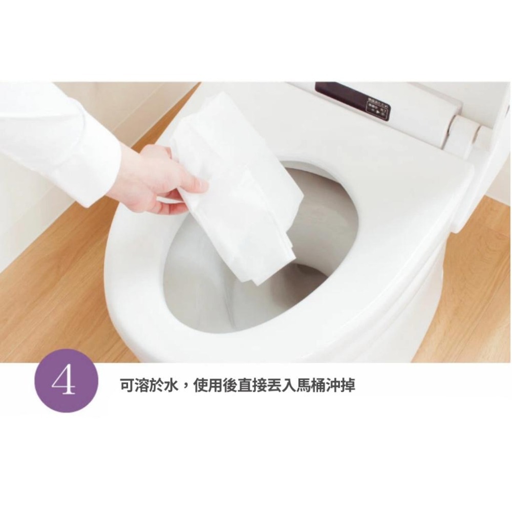 【日本 OKA】便攜式抗菌馬桶坐紙 外出旅行必備 拋棄式馬桶坐墊 廁紙墊 馬桶坐便墊-細節圖5