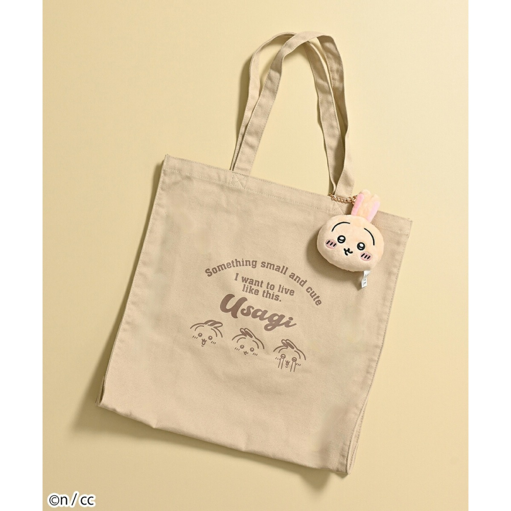 日本代購 chiikawa 吉伊卡哇 小巴 烏薩奇 小桃 手提袋 帆布包 手拿包-細節圖4