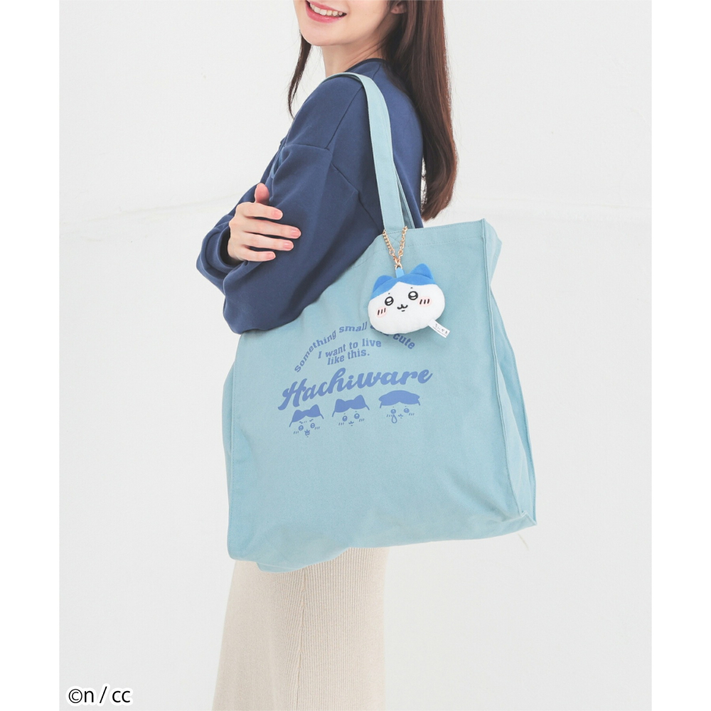 日本代購 chiikawa 吉伊卡哇 小巴 烏薩奇 小桃 手提袋 帆布包 手拿包-細節圖8