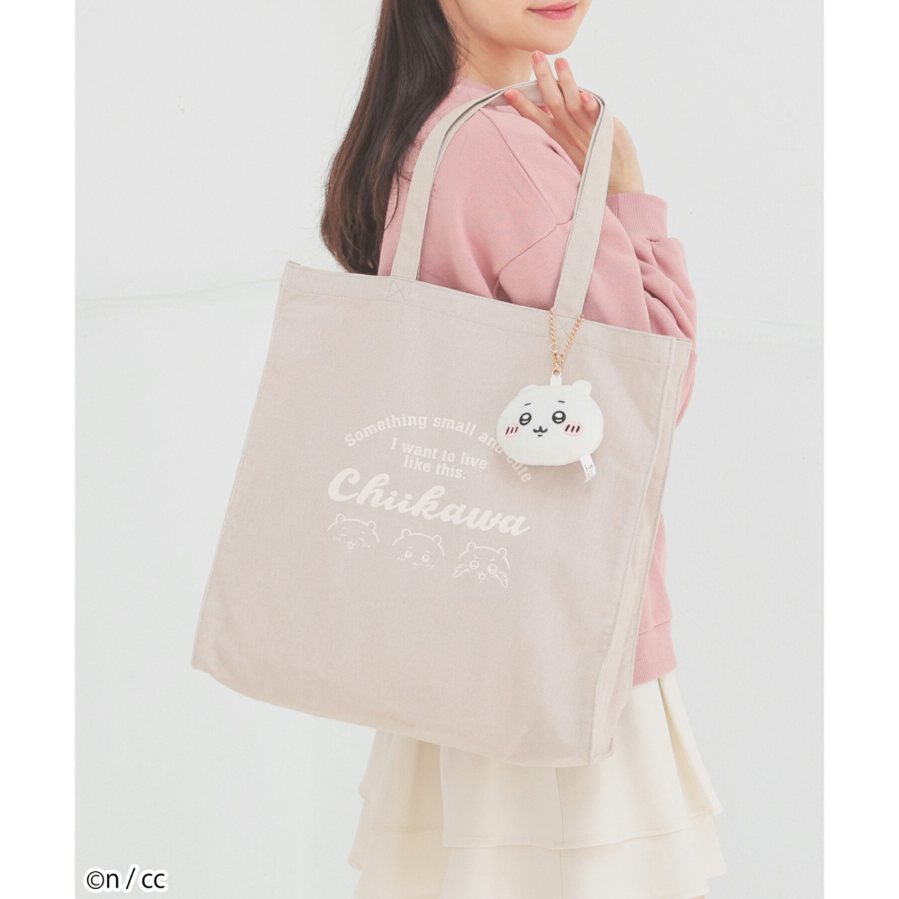 日本代購 chiikawa 吉伊卡哇 小巴 烏薩奇 小桃 手提袋 帆布包 手拿包-細節圖10